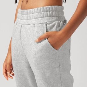 POPFLEX Cloud Rollover Sweatpant - Heather Grey
